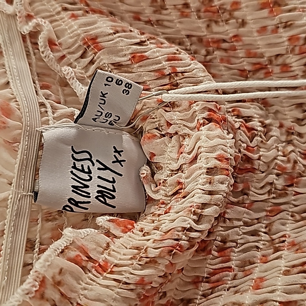 Princess Polly Floral Mini Dress - White and Pink - Picture 5 of 9